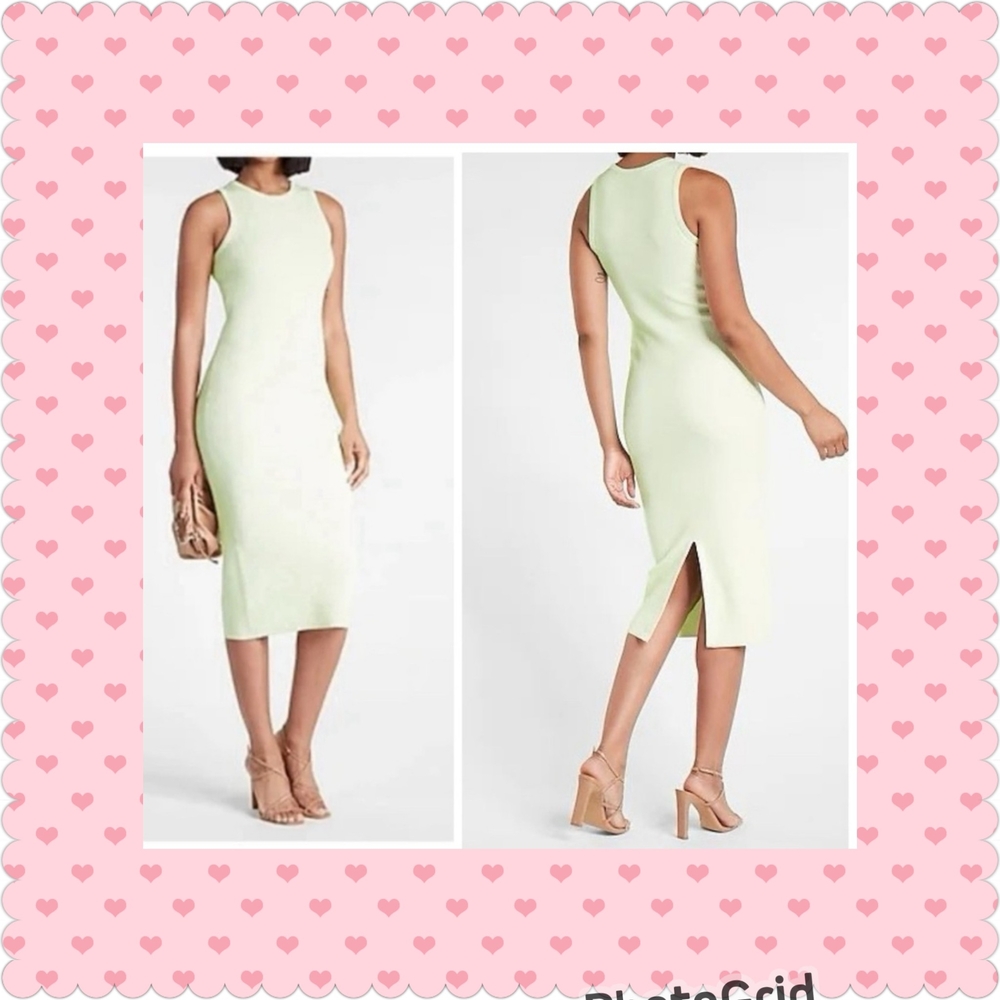 Elegant Sleeveless Green Dress